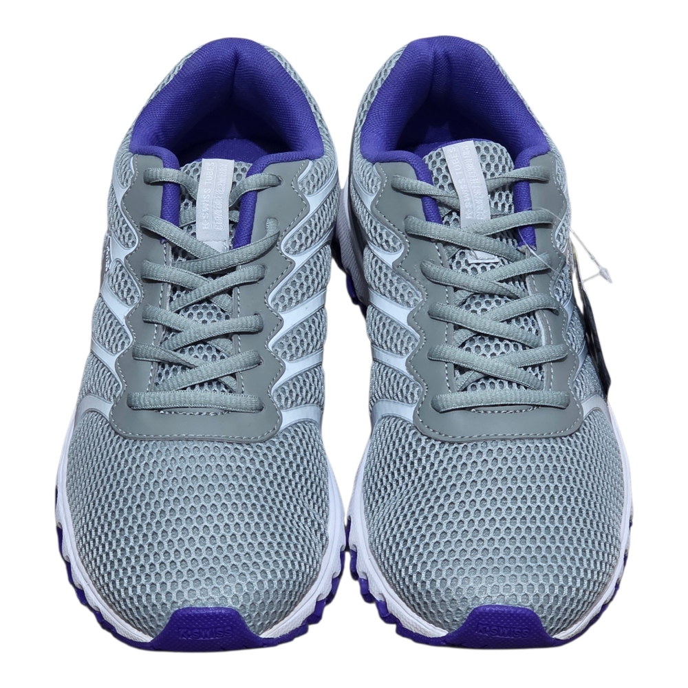 K-Swiss Gray and Purple Athletic Shoes